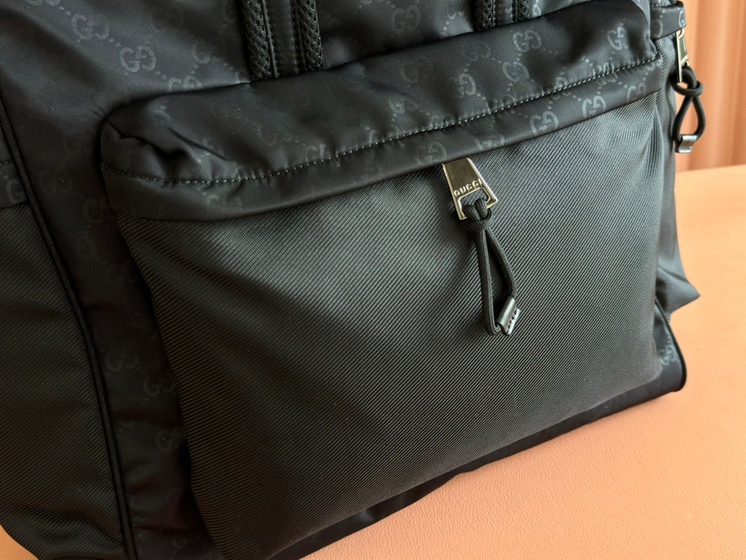 NEXUS LARGE TOTE BAG 40 IN BLACK GG NYLON