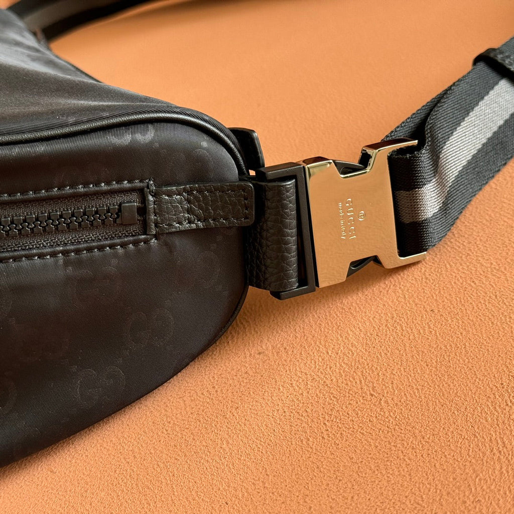 BIKE BAG HIPACK 27 IN BLACK GG FABRIC