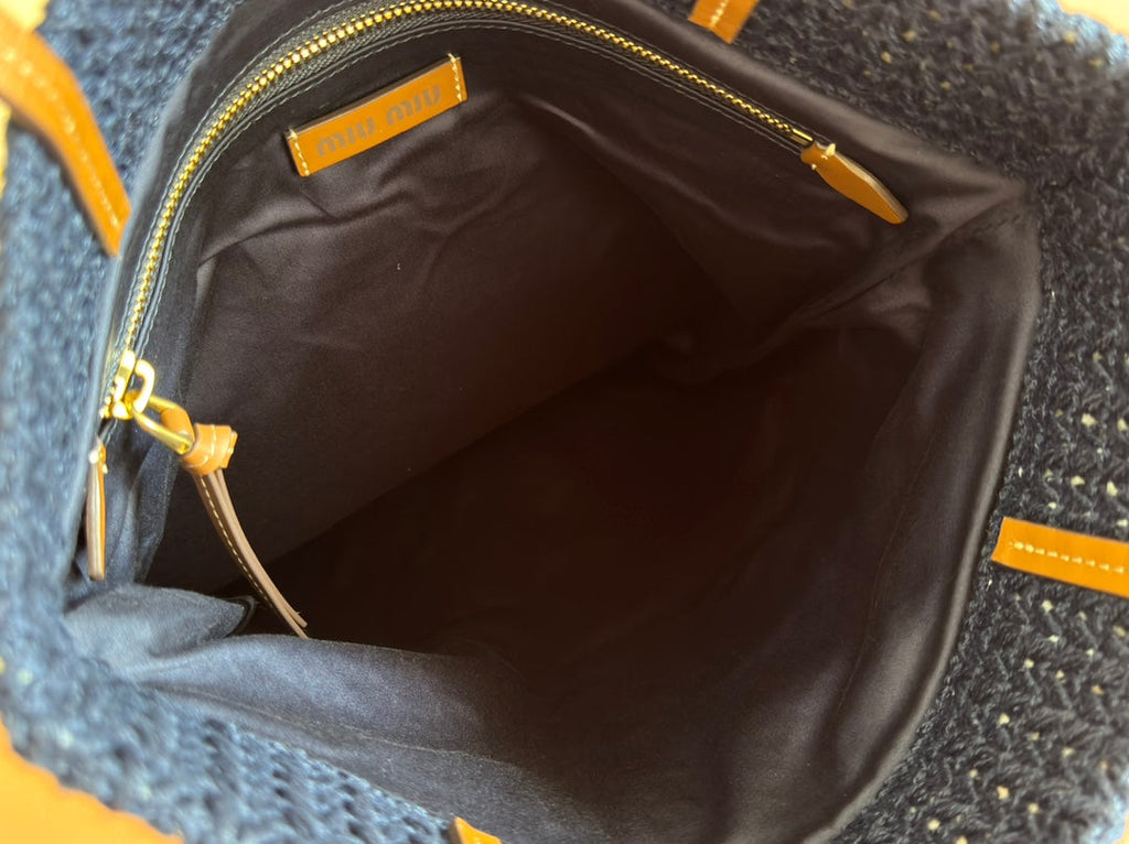 BOLSA TOTE WOVEN 38 MULTICOLOR IN RAFFIA