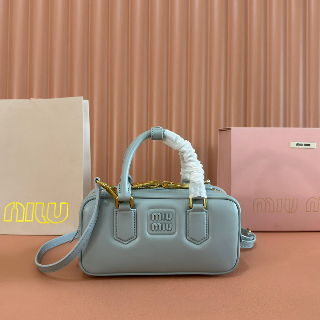 ARCADIE SMALL 22 BAG IN LIGHT BLUE CALFSKIN