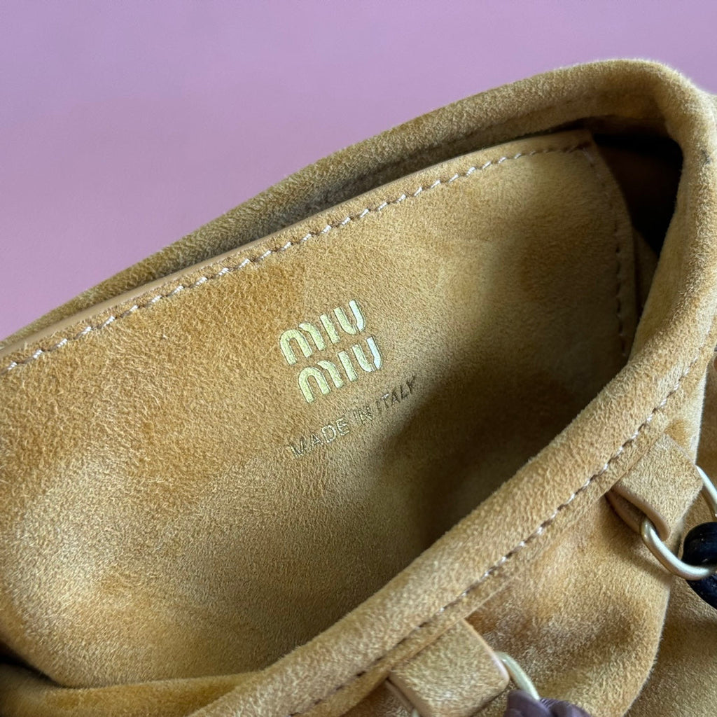 SUEDE BAG WITH TRICK 37 WHISKEY