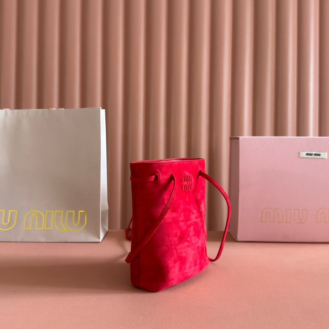 MINI TOTE BAG 17 RED IN NAPPA CALFSKIN