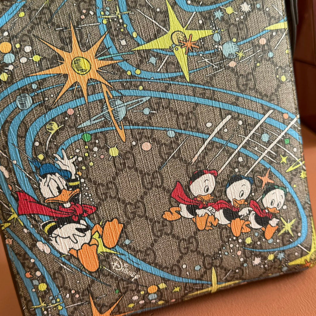 GUCCI 25S SHOULDER BAG 23 CM IN MULTICOLOR CALFSKIN