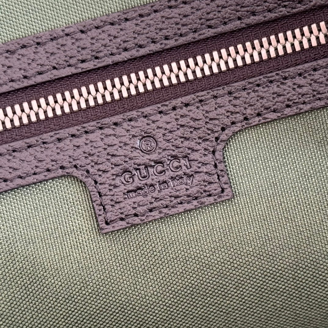 GUCCI 25S OPHIDIA LARGE DOCUMENT CASE 40 CM IN BLACK CALFSKIN