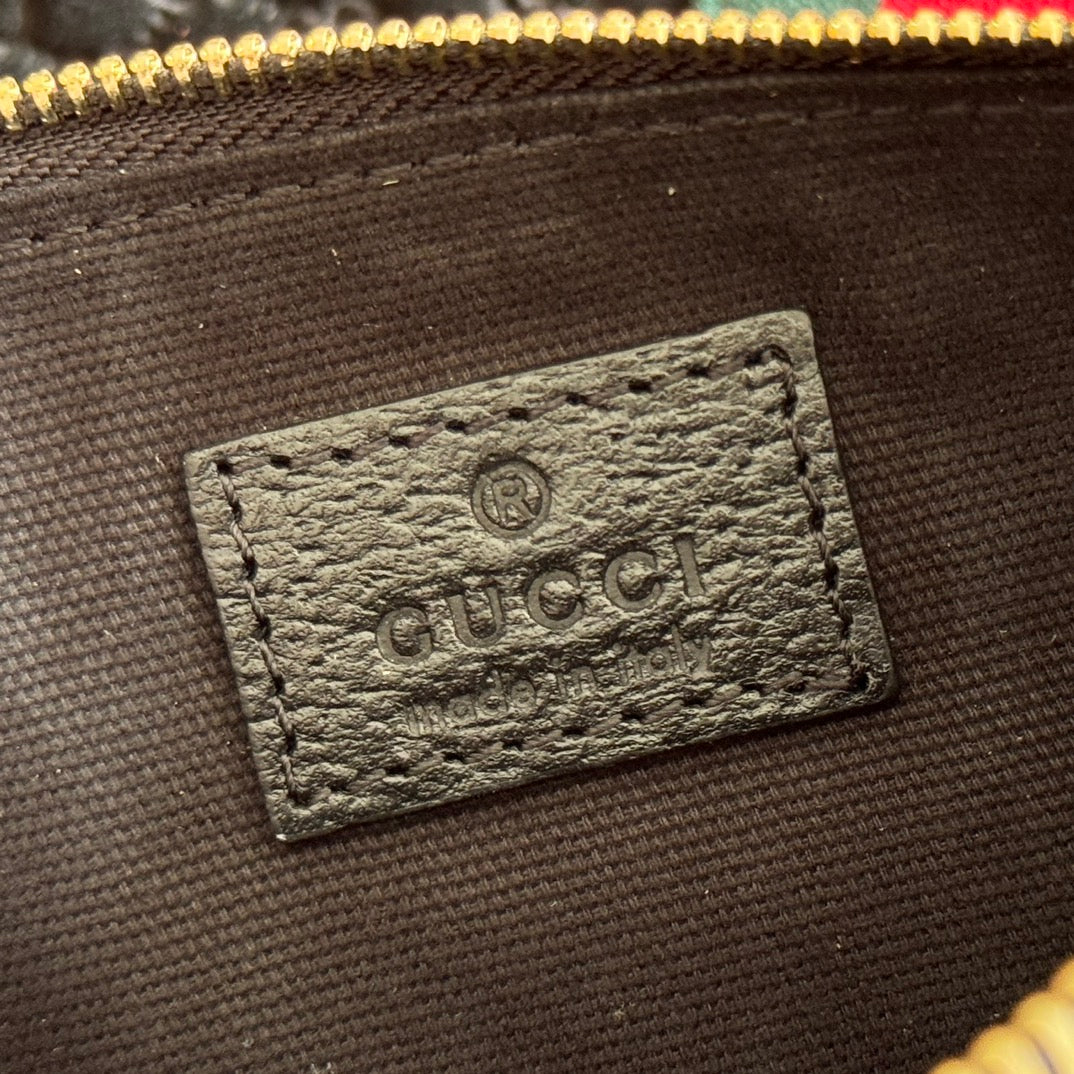 GUCCI 25S GIGLIO LARGE TOTE BAG 60 CM IN BLACK CANVAS