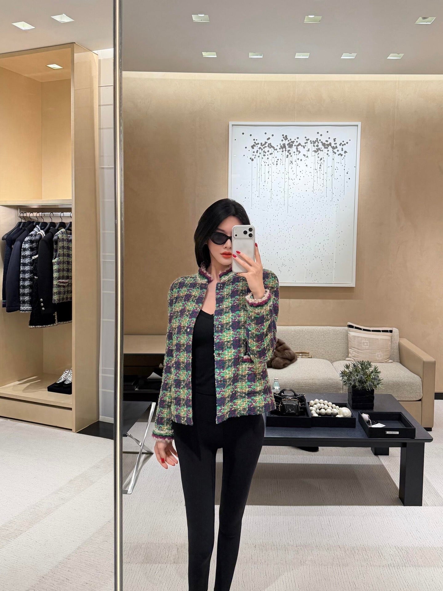 CHANEL 25S SHORT TWEED JACKET 499