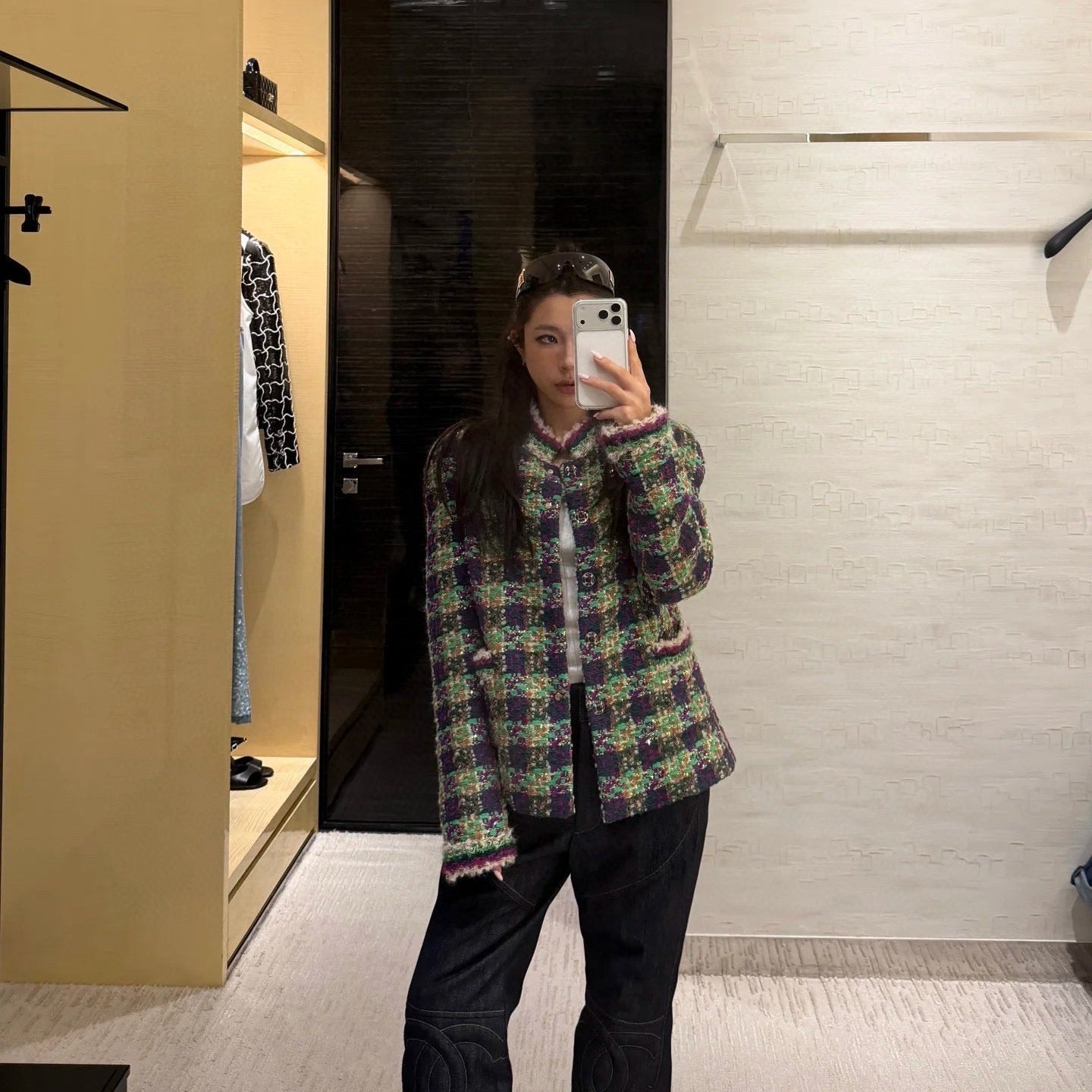 CHANEL 25S SHORT TWEED JACKET 499