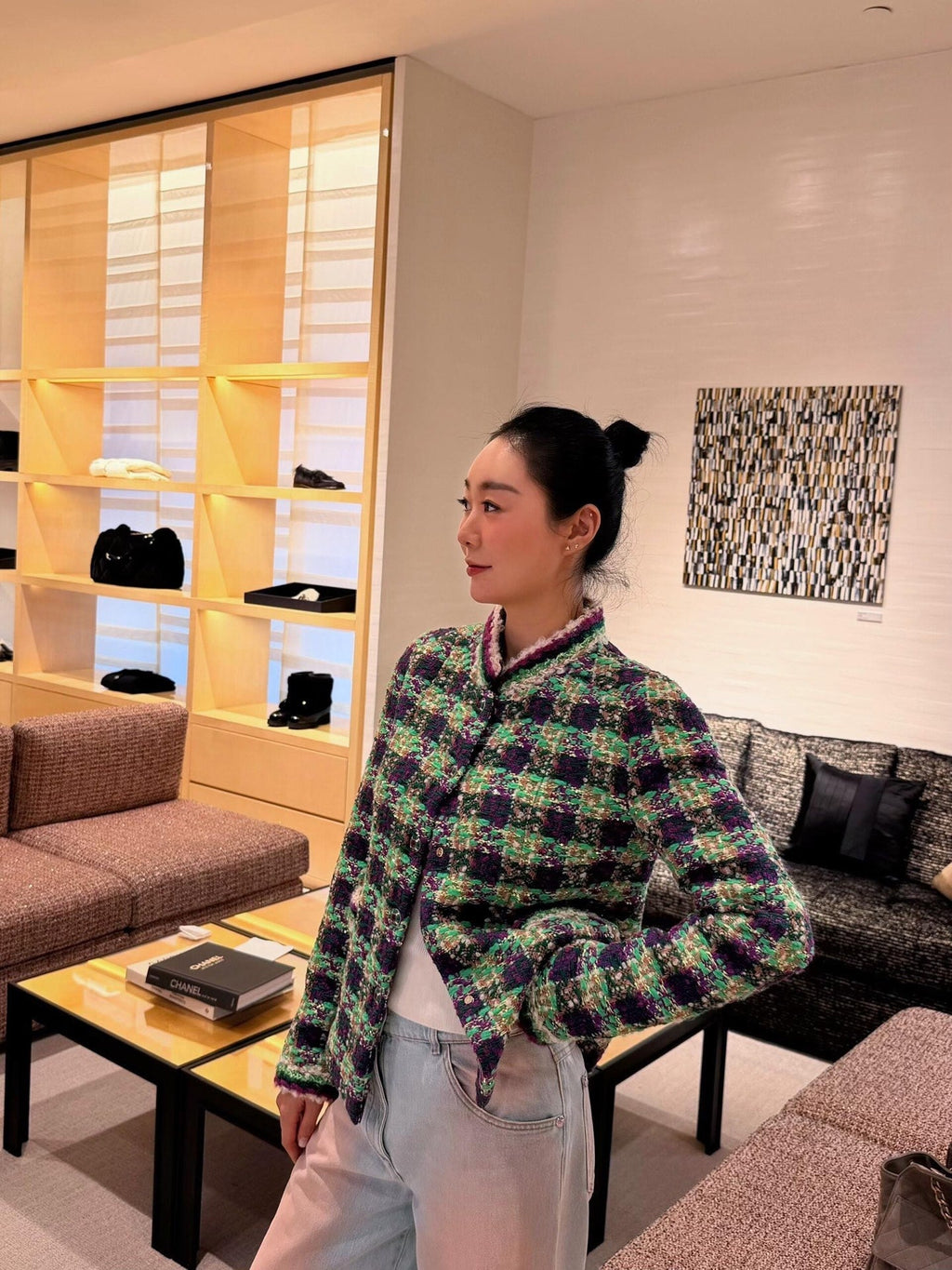 CHANEL 25S SHORT TWEED JACKET 499