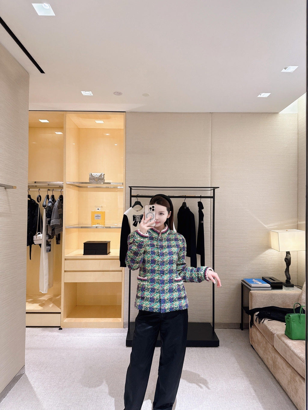 CHANEL 25S SHORT TWEED JACKET 499