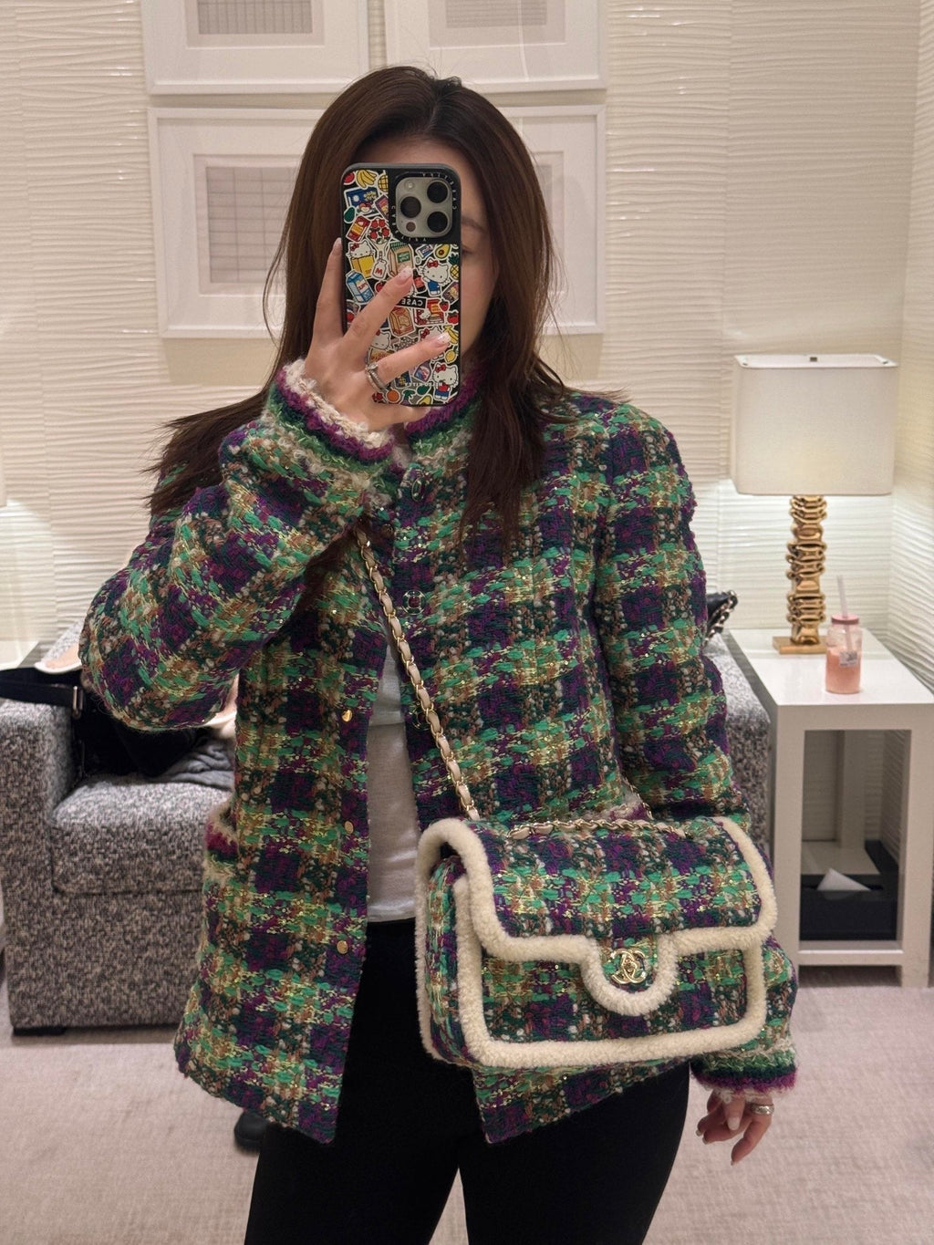 CHANEL 25S SHORT TWEED JACKET 499