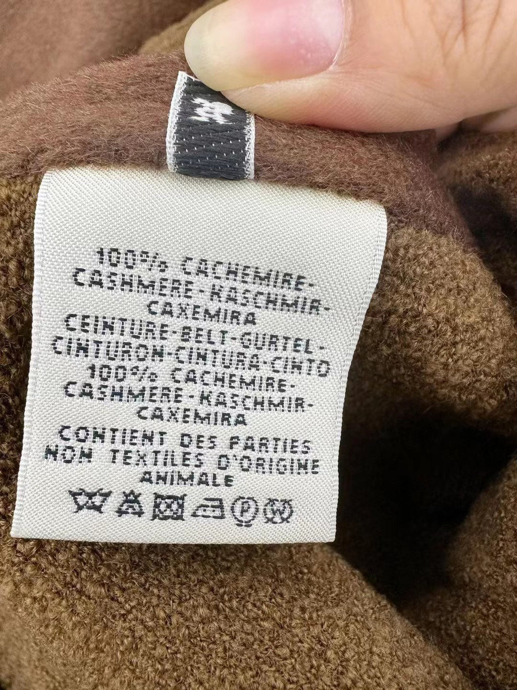 HERMES 25S CASHMERE KNIT CARDIGAN 224