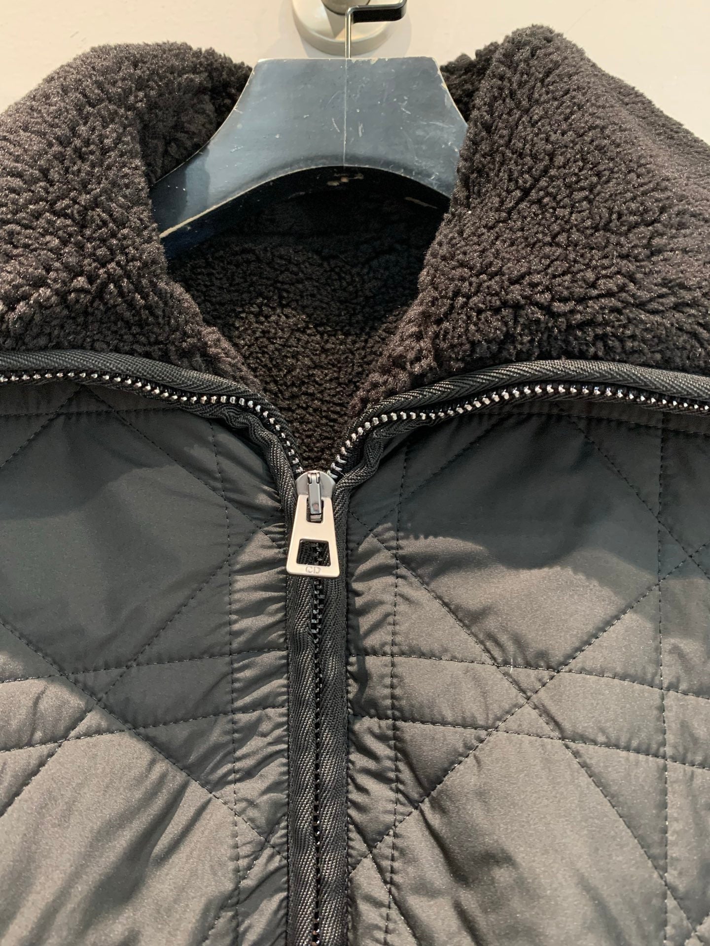 DIOR 25S COTTON SHERPA-COLLAR JACKET 536