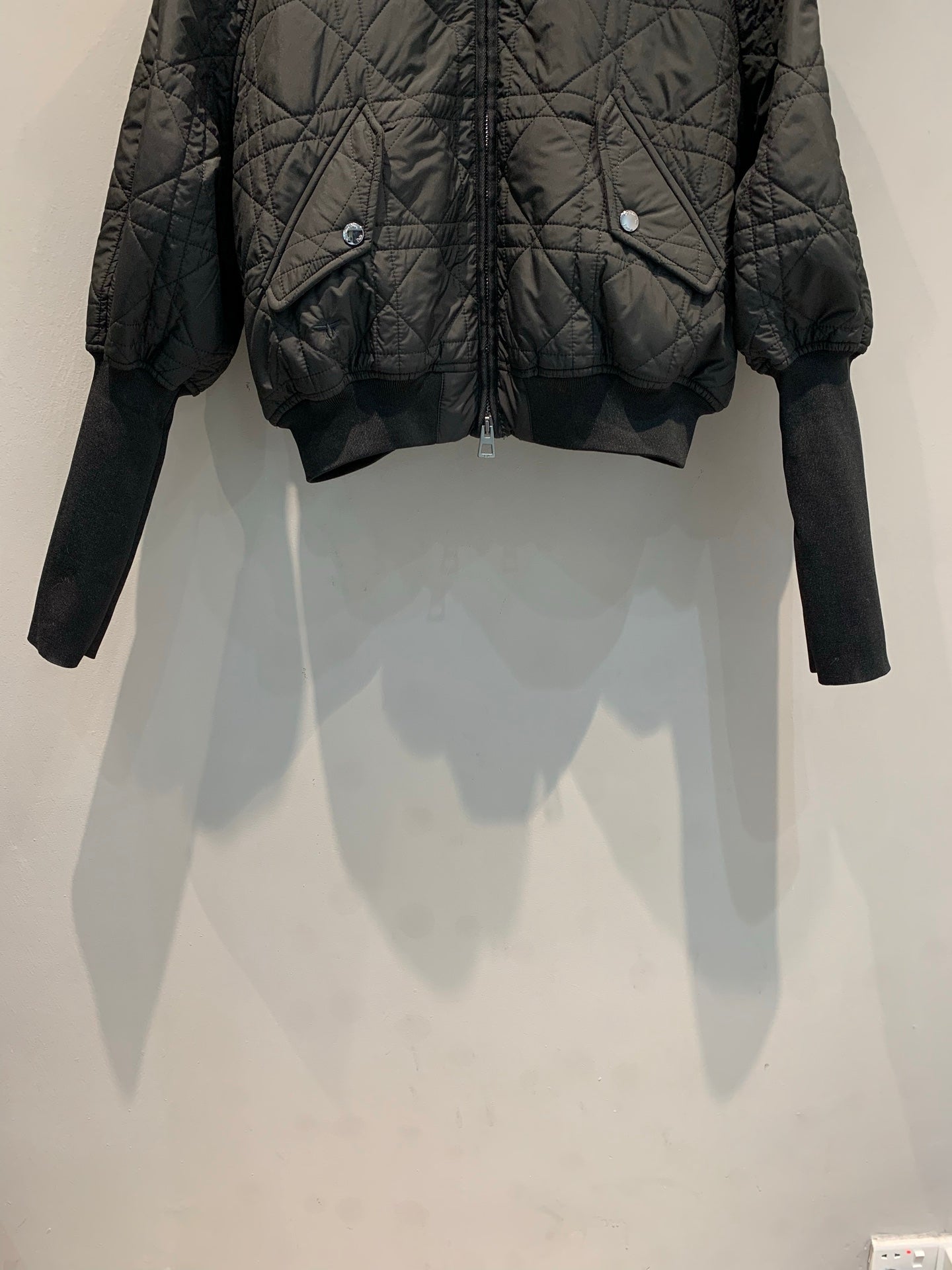 DIOR 25S COTTON SHERPA-COLLAR JACKET 536