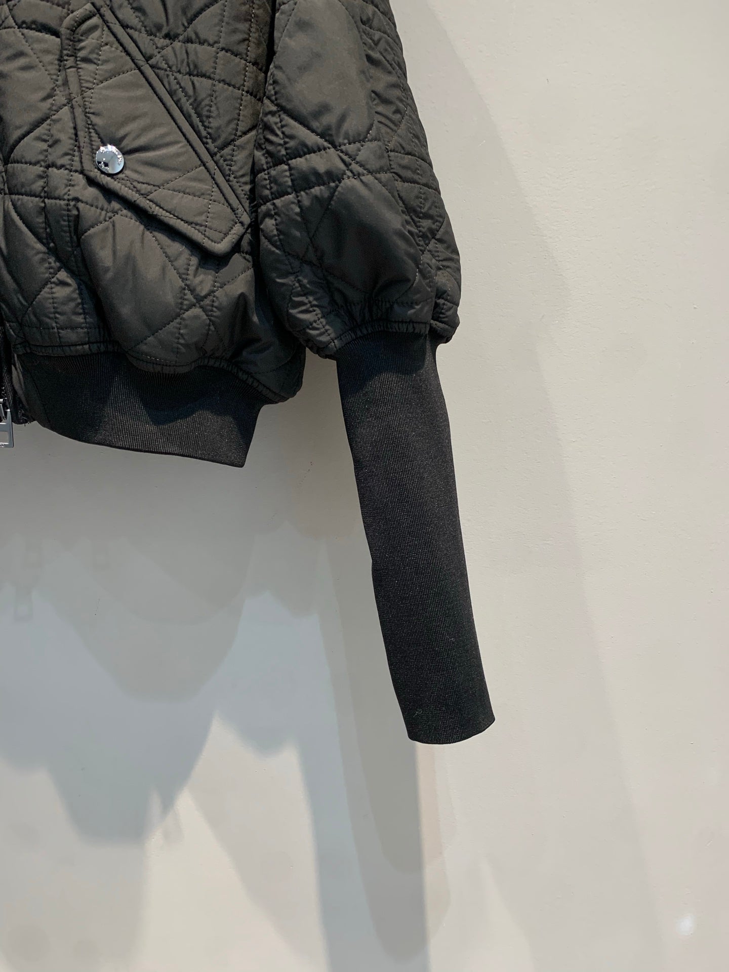 DIOR 25S COTTON SHERPA-COLLAR JACKET 536