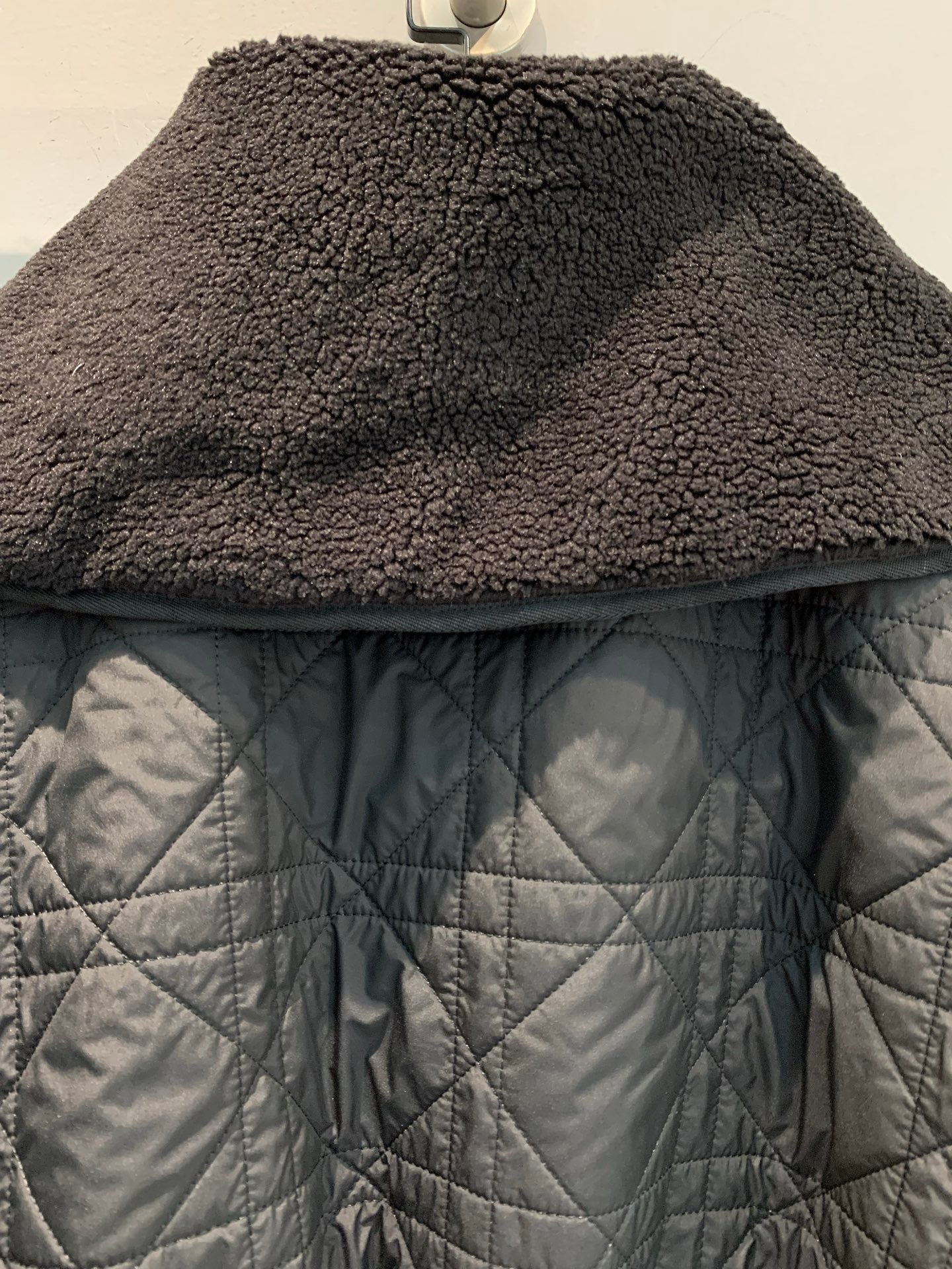 DIOR 25S COTTON SHERPA-COLLAR JACKET 536