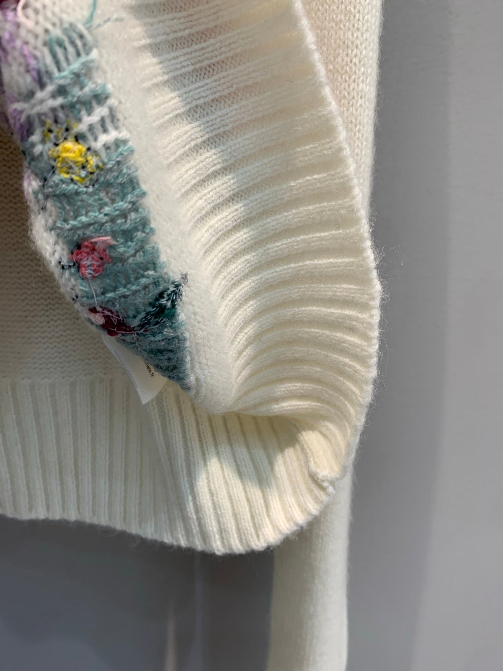 DIOR 25S FLORAL EMBROIDERED CASHMERE SWEATER 533