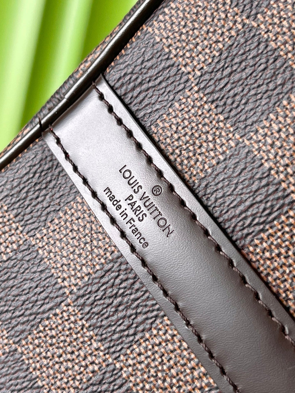 SPEEDY BANDOLIÈRE 25 IN DARK BROWN DAMIER EBENE CANVAS GOLD HARDWARE