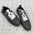 TRAIL SNEAKER IN BLACK CALFSKIN