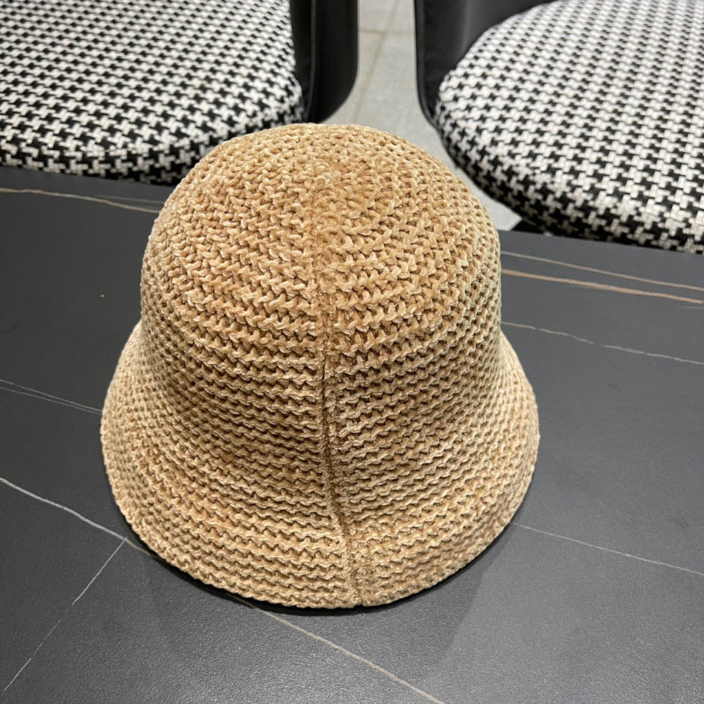 BUCKET HAT IN BEIGE WOOL 389115