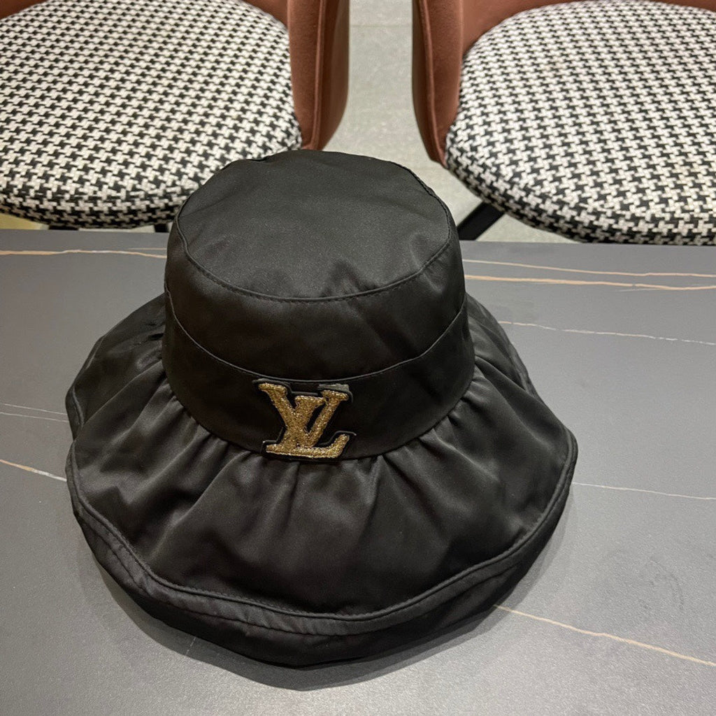 BUCKET HAT IN BLACK COTTON 404526