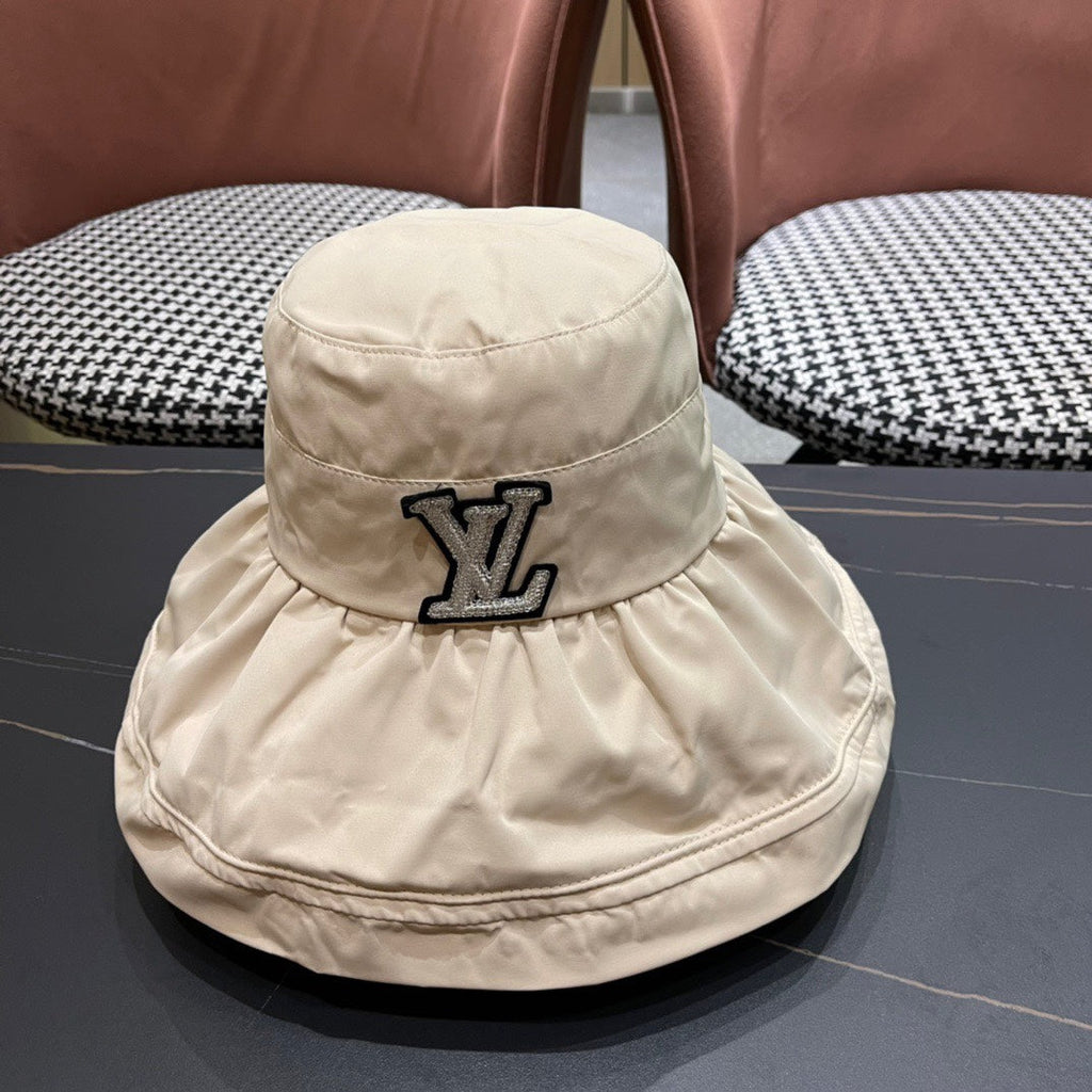 BUCKET HAT IN COSMIC LATTE BEIGE COTTON 404528