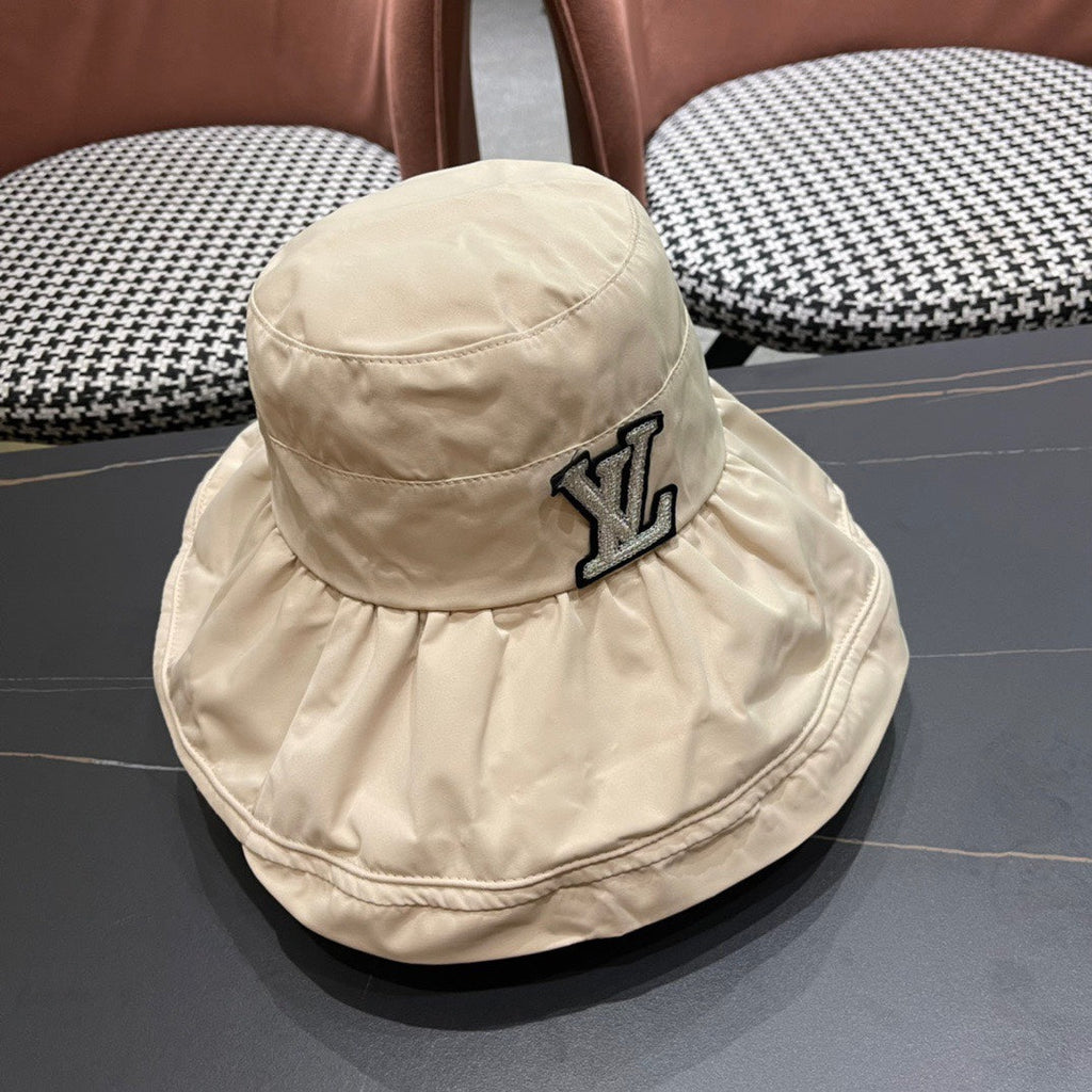 BUCKET HAT IN COSMIC LATTE BEIGE COTTON 404528