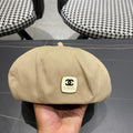 BERET HAT IN PEANUT BROWN CORDUROY 429843