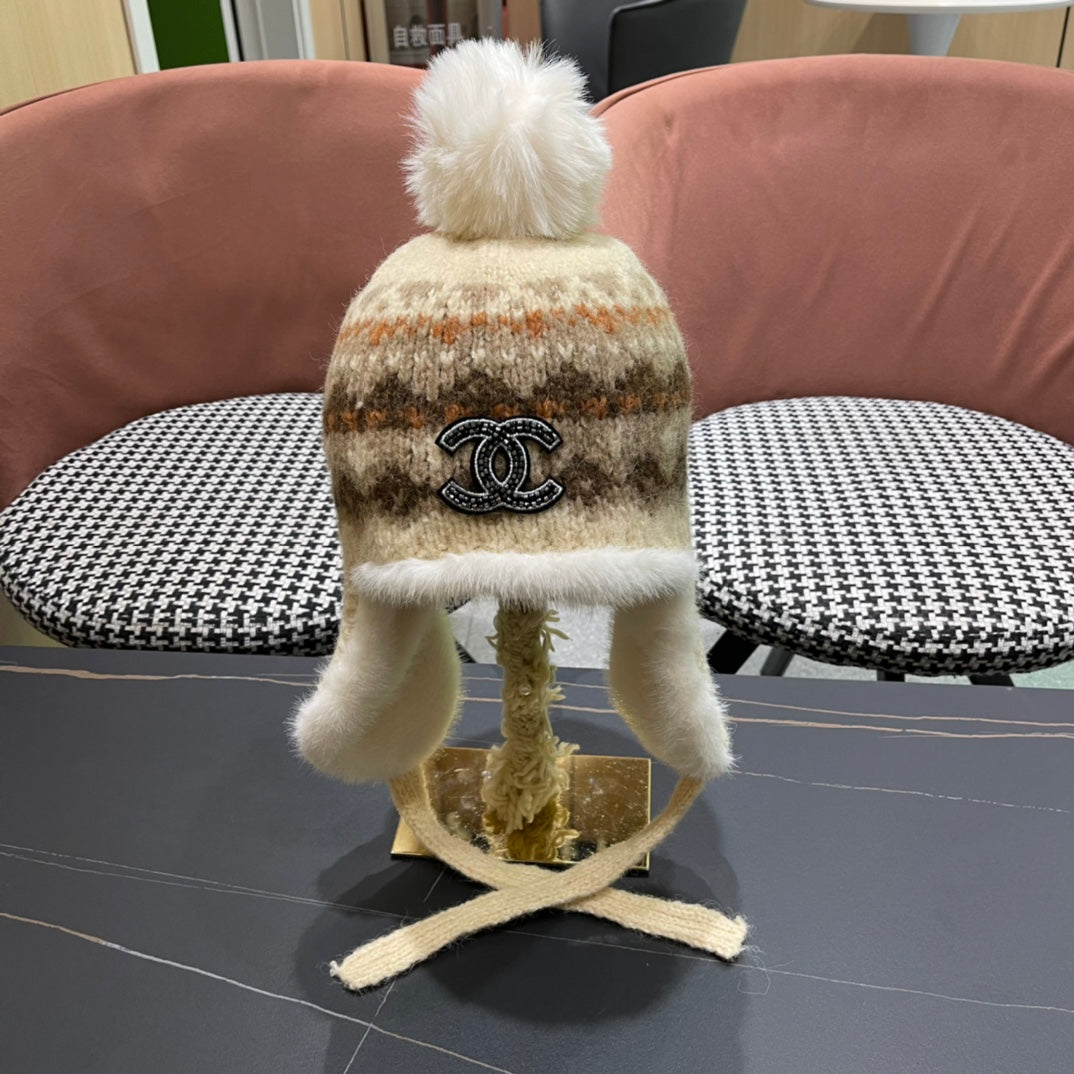 PLUSH WINTER HAT COLORFUL 431201