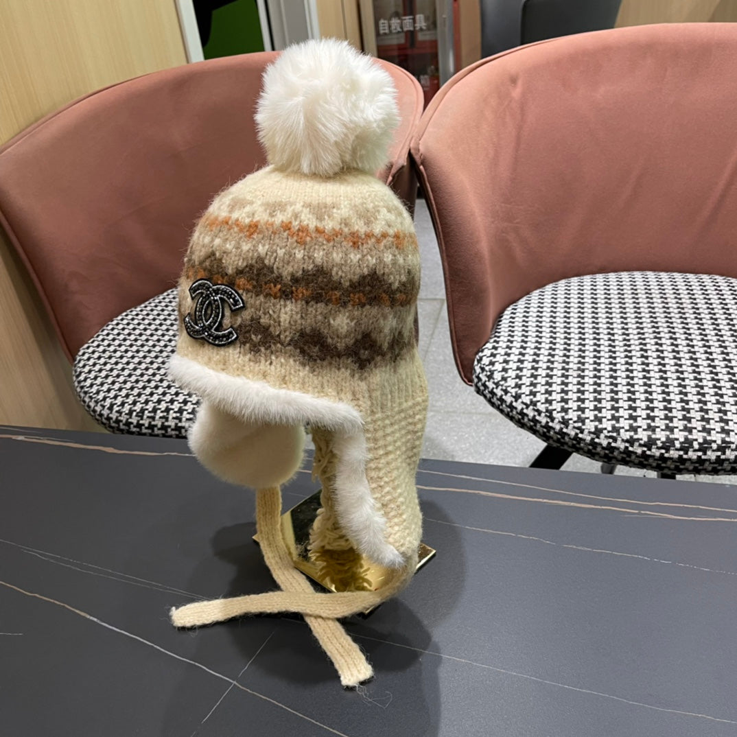 PLUSH WINTER HAT COLORFUL 431201