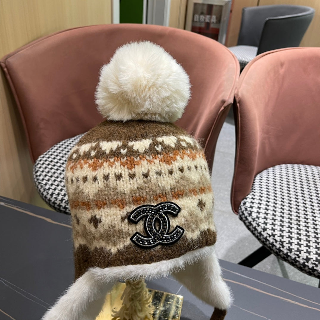 PLUSH WINTER HAT COLORFUL 431204