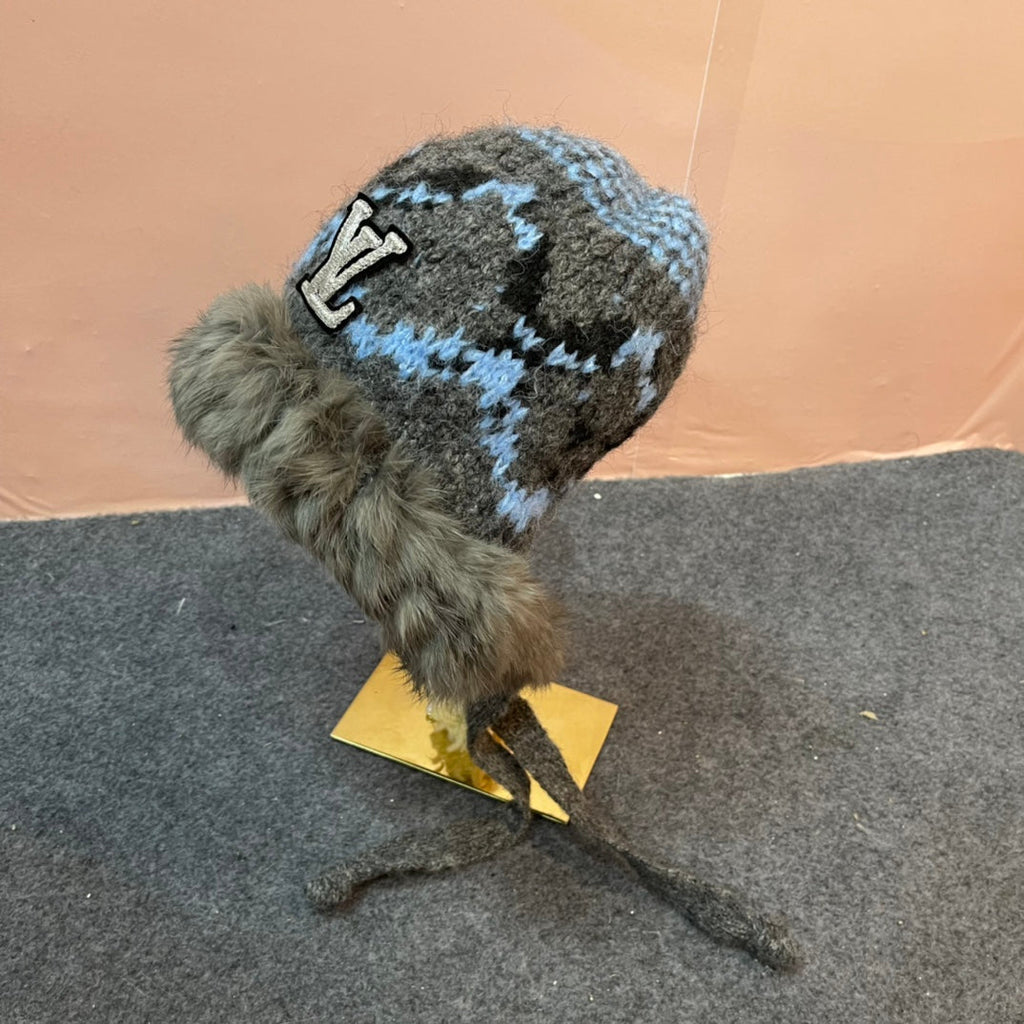 KNITTED WOOL HAT COLORFUL 436582