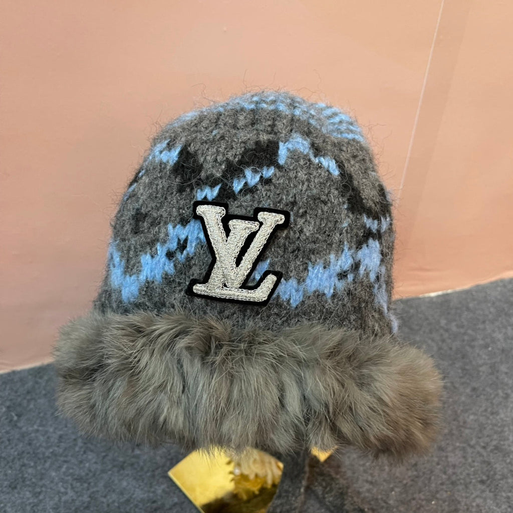 KNITTED WOOL HAT COLORFUL 436582