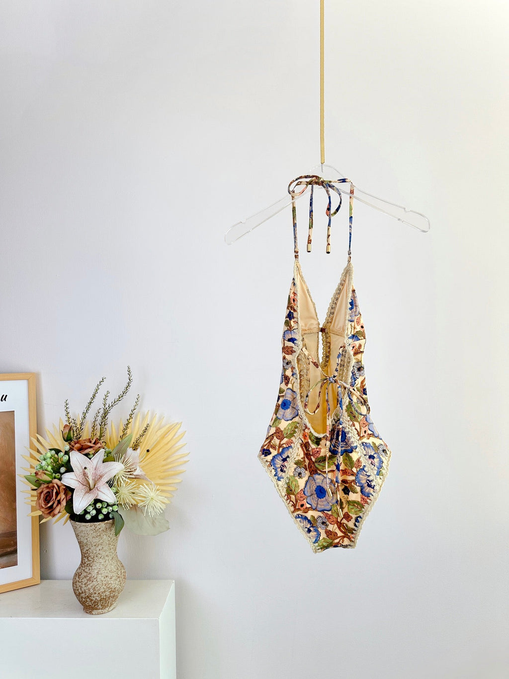 ZIMMERMANN BIKINI WITH PLUNGING NECKLINE 270490