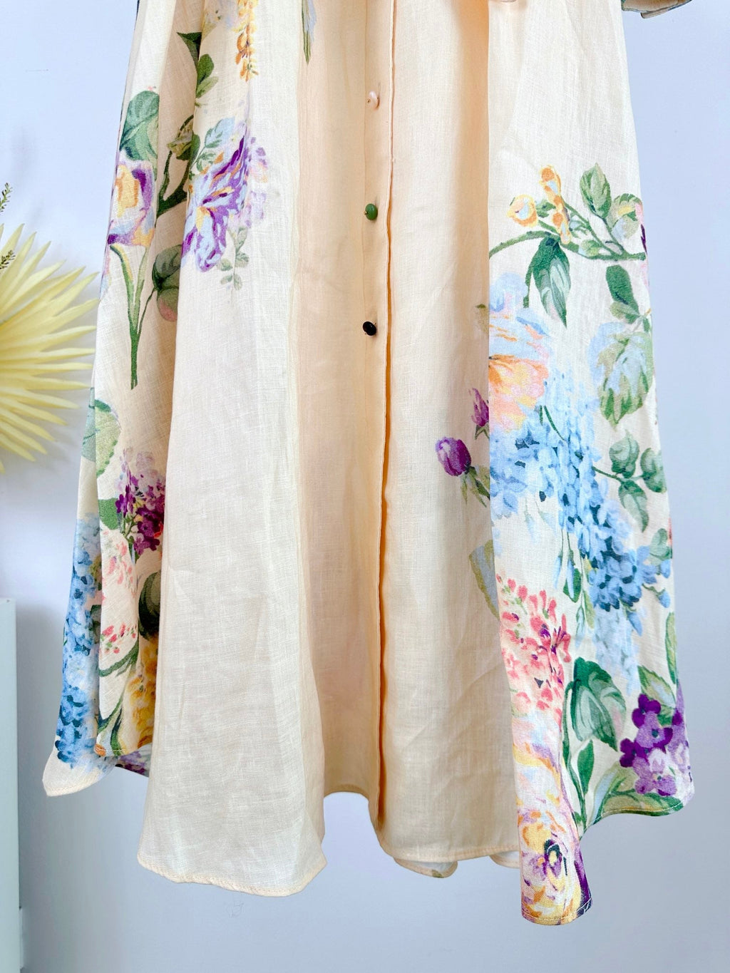 HALLIDAY TUCKED SHIRT DRESS 25S IN LINEN 266345