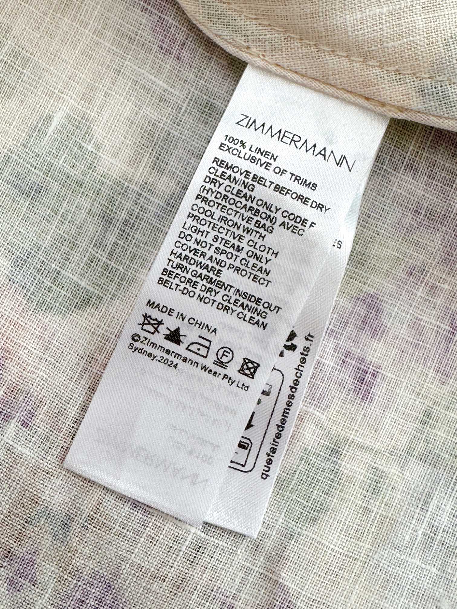 HALLIDAY TUCKED SHIRT DRESS 25S IN LINEN 266345