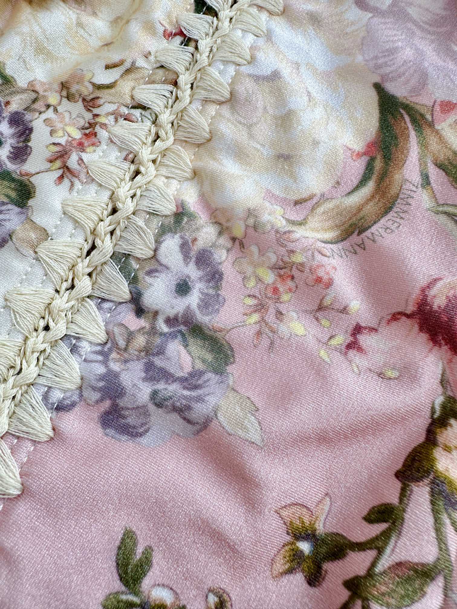 ZIMMERMANN BIKINI WITH PLUNGING NECKLINE 270509