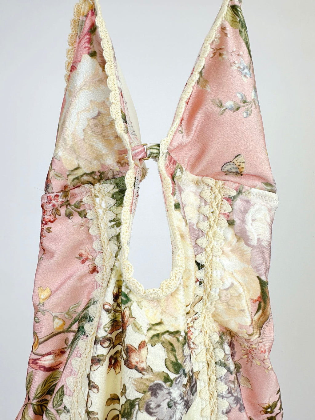 ZIMMERMANN BIKINI WITH PLUNGING NECKLINE 270509