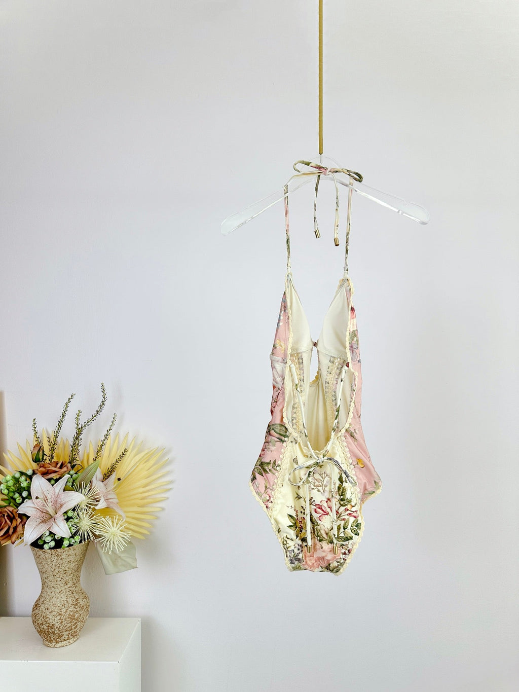 ZIMMERMANN BIKINI WITH PLUNGING NECKLINE 270509