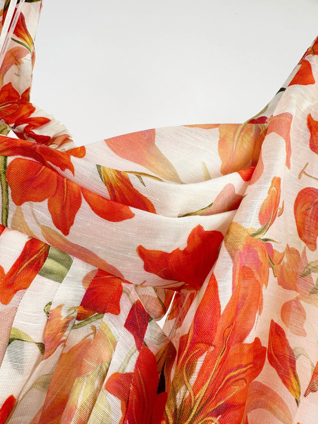 LANTERN SLEEVE MINI DRESS 25S IN SILK 266357