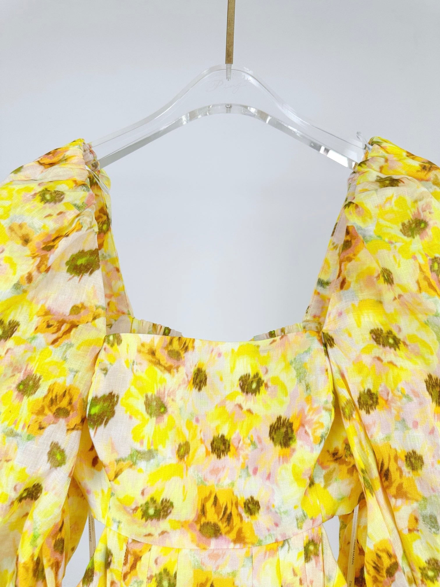 BACKLESS MIDI DRESS 25S IN LINEN 266369