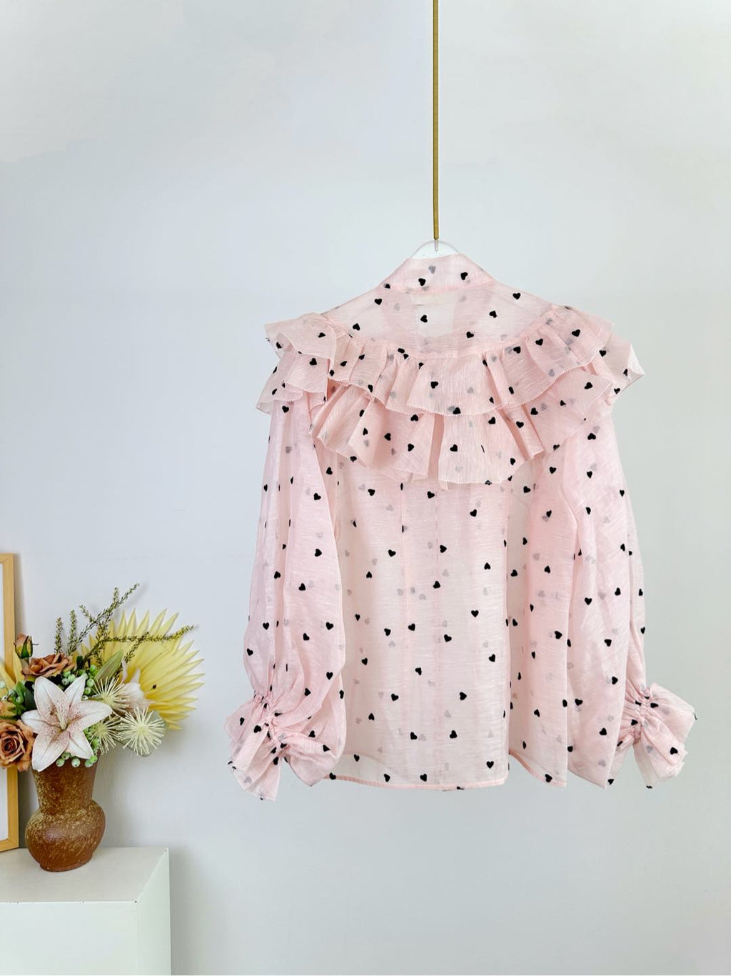 ZIMMERMANN RUFFLED CHIFFON BLOUSE 270155