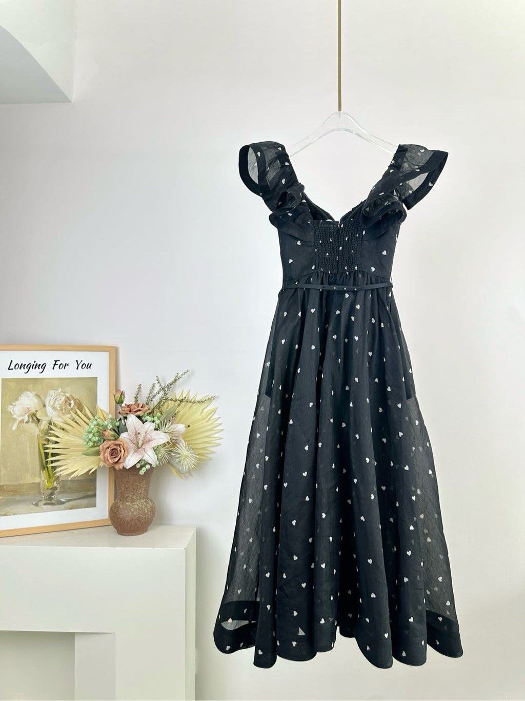 ZIMMERMANN HEART-PRINT KNEE-LENGTH DRESS 270167