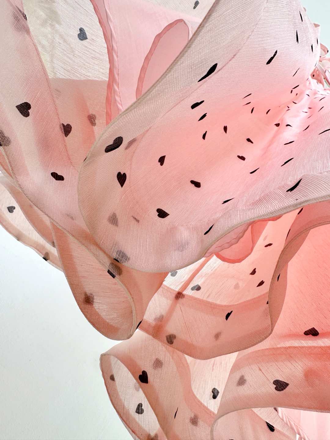 ZIMMERMANN HEART-PRINT KNEE-LENGTH DRESS 270169