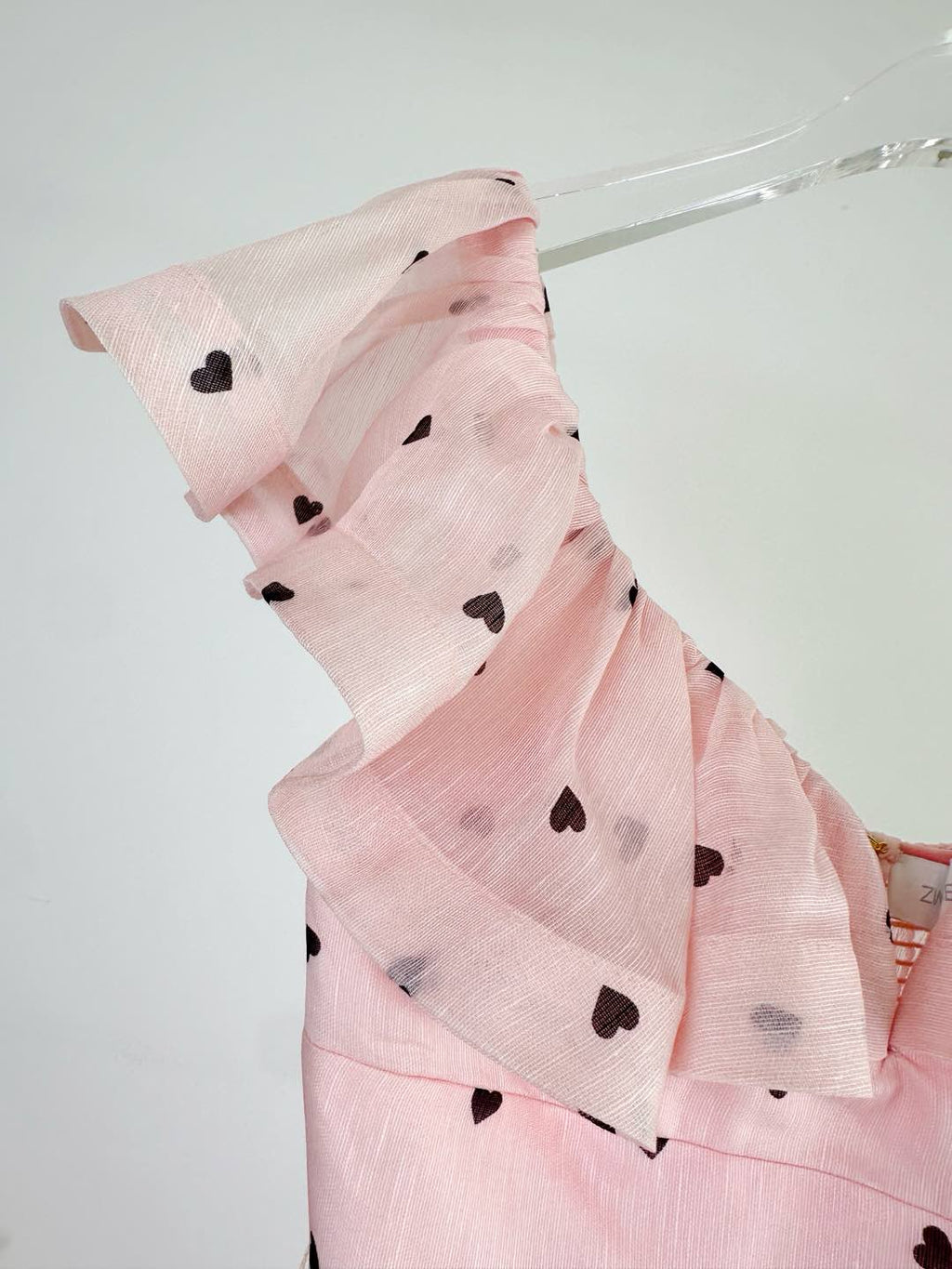 ZIMMERMANN HEART-PRINT KNEE-LENGTH DRESS 270169