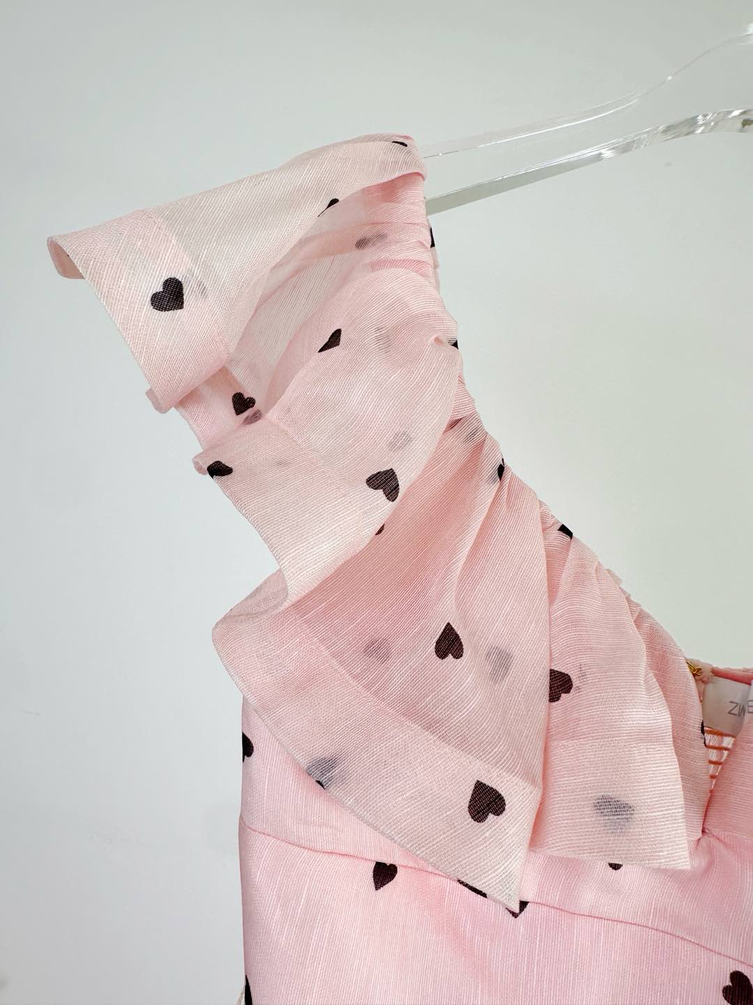 ZIMMERMANN HEART-PRINT KNEE-LENGTH DRESS 270169