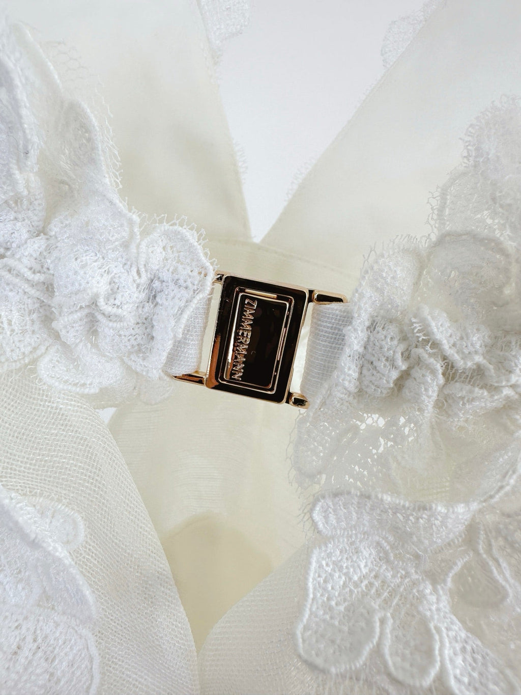 ZIMMERMANN LACE LAYERED MINI DRESS 270381