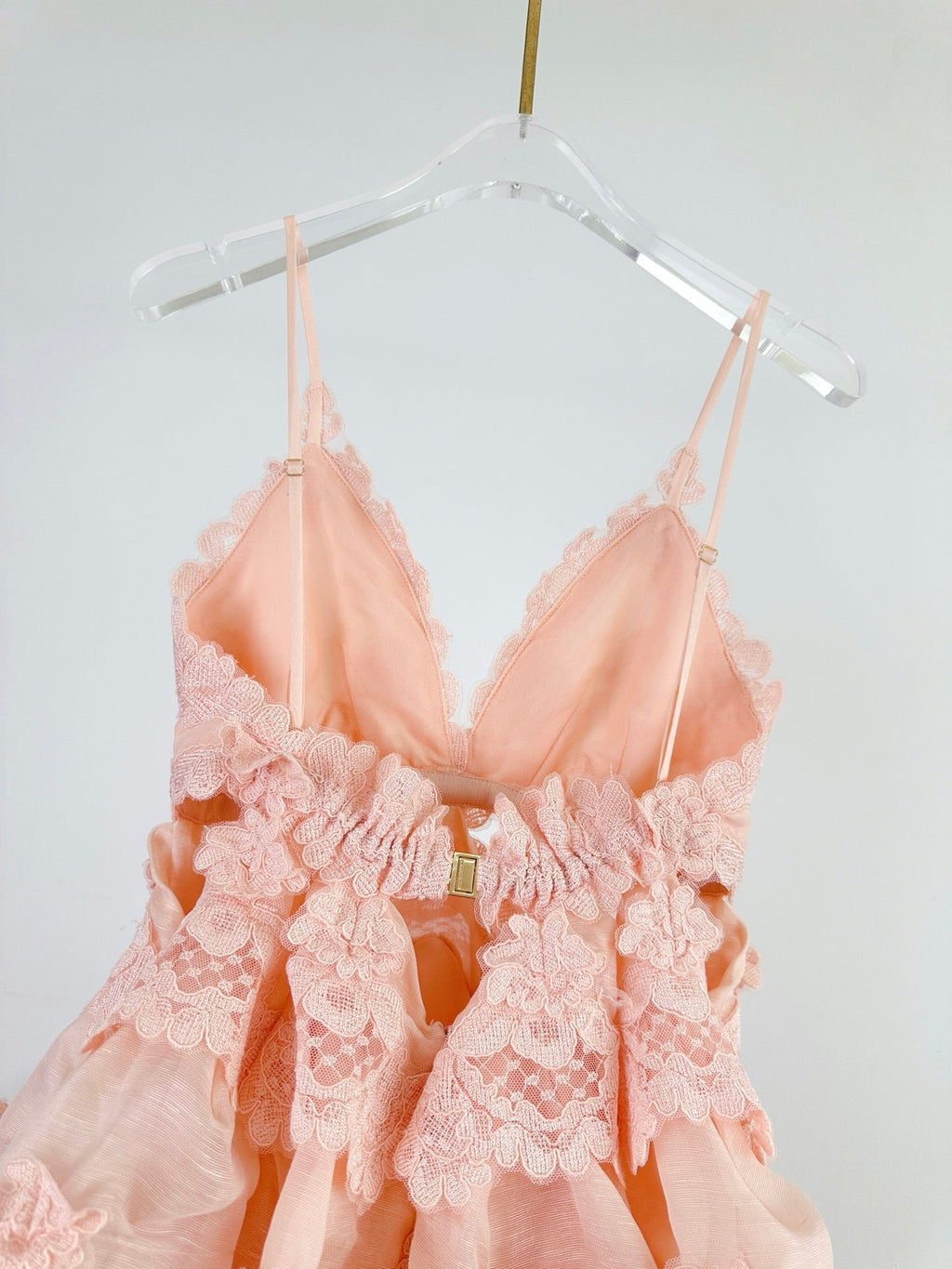 ZIMMERMANN OFF-SHOULDER LAYERED MAXI DRESS 270369