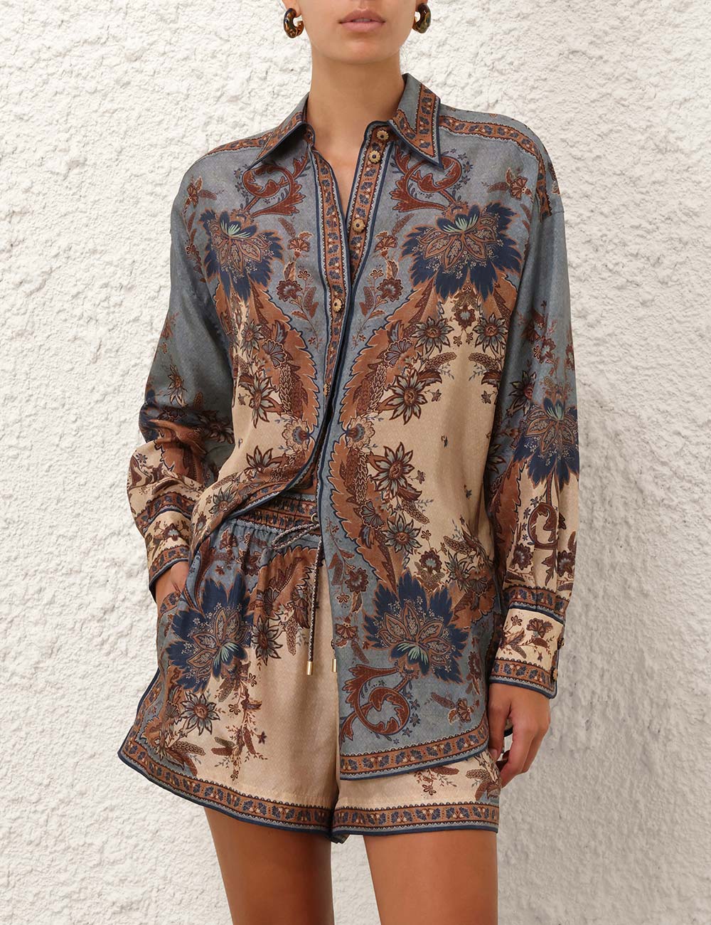 LONG-SLEEVE PRINTED SHIRT