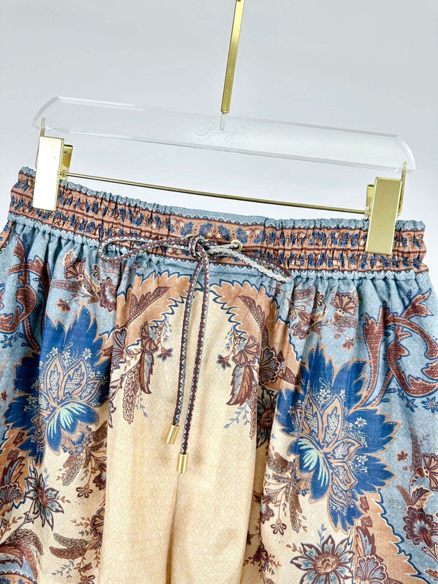 ELASTIC WAIST SILK SHORTS 25S IN HABUTAI SILK 266324