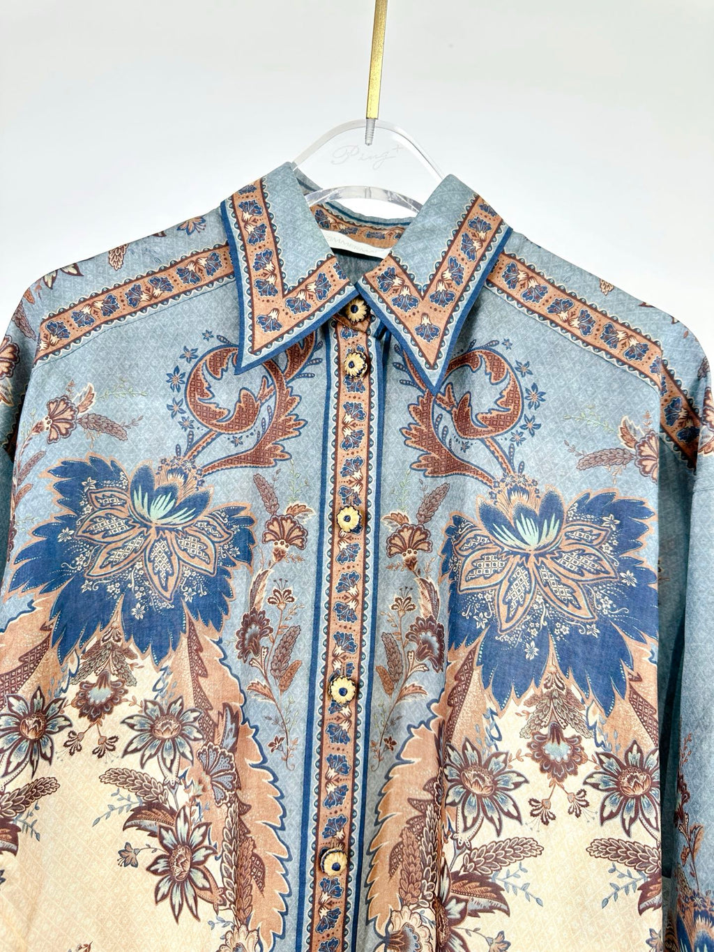 SHIRT ASCENSION OVERSIZED 25S IN SPUN SILK 266328